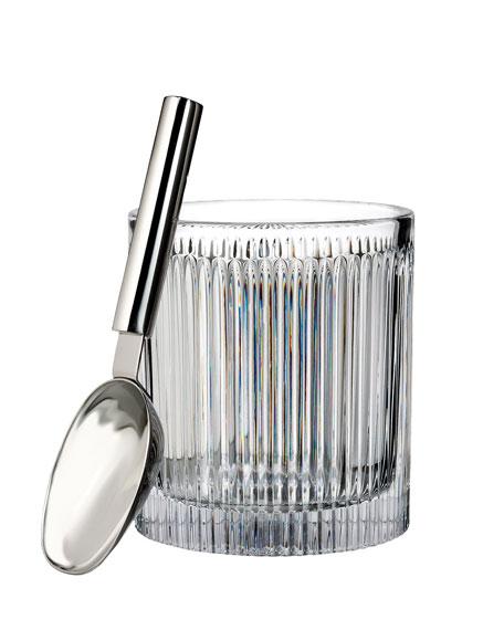 Waterford Crystal Aras Ice Bucket with Scoop
