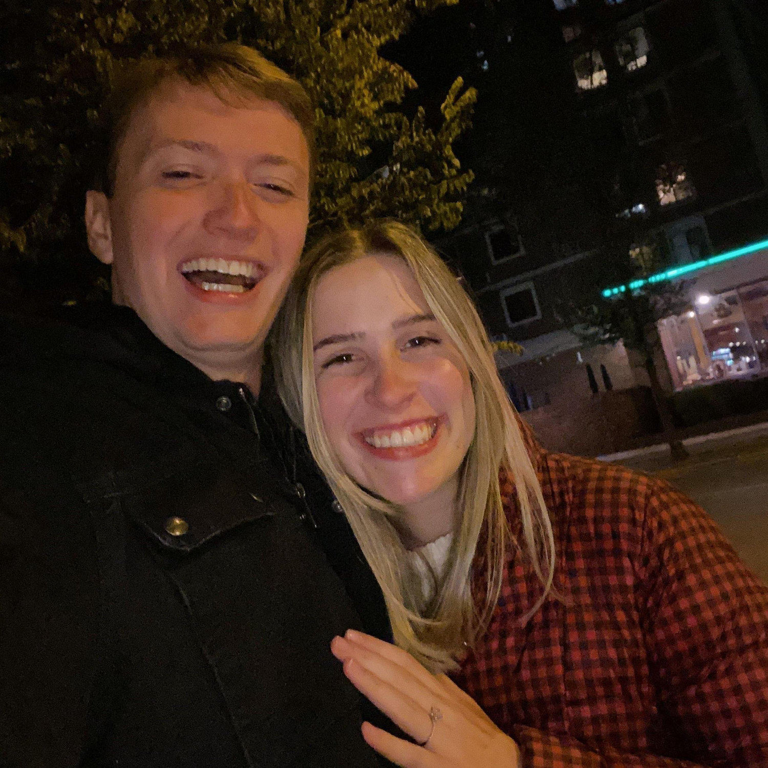 Engagement selfie!