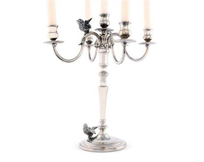 Vagabond House - 3 Socket Oak Leaf Candelabrum