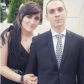 At Alex and Jade's wedding <3