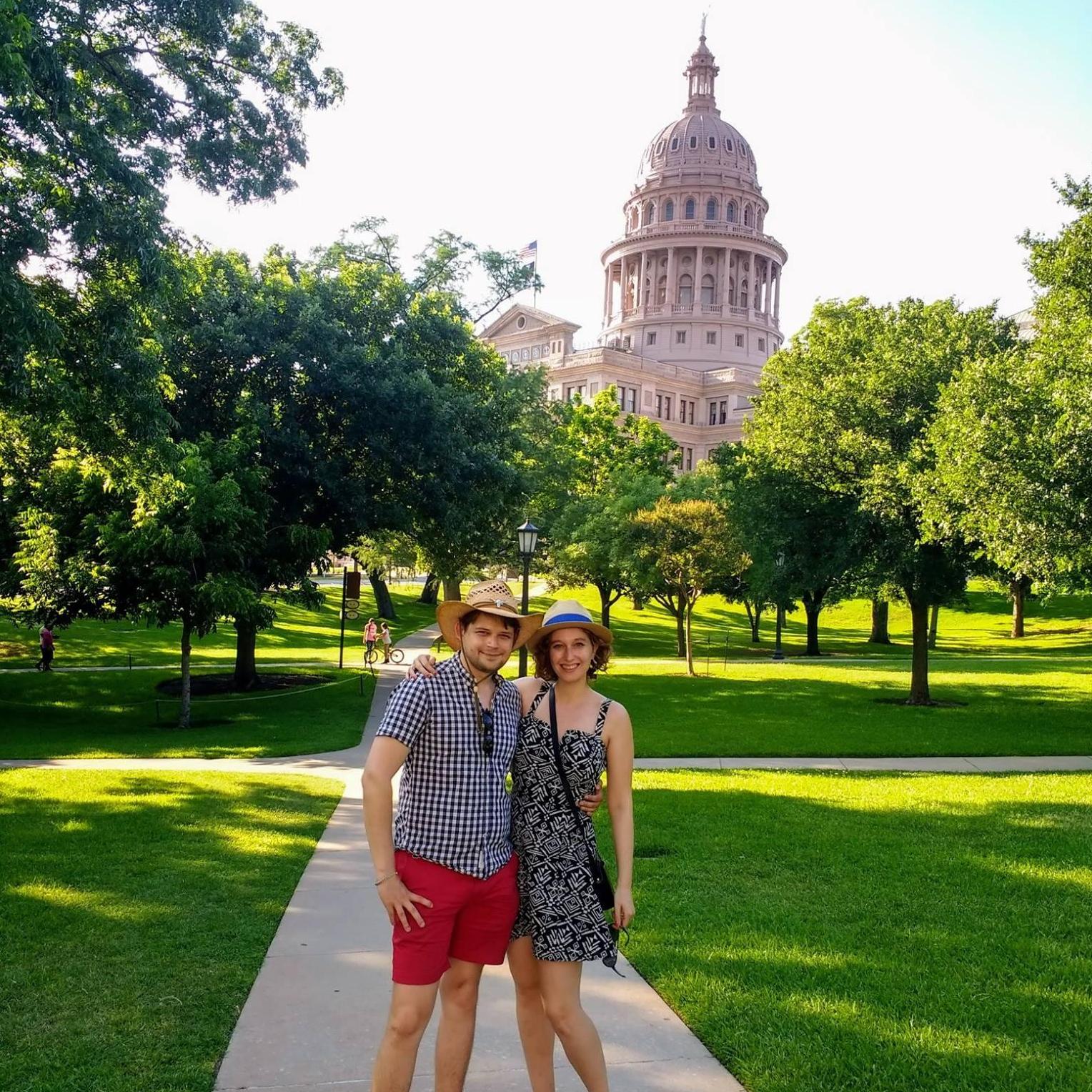 We celebrated Jussi's 24th birthday with breakfast tacos and cowboy hats in Austin, TX!
