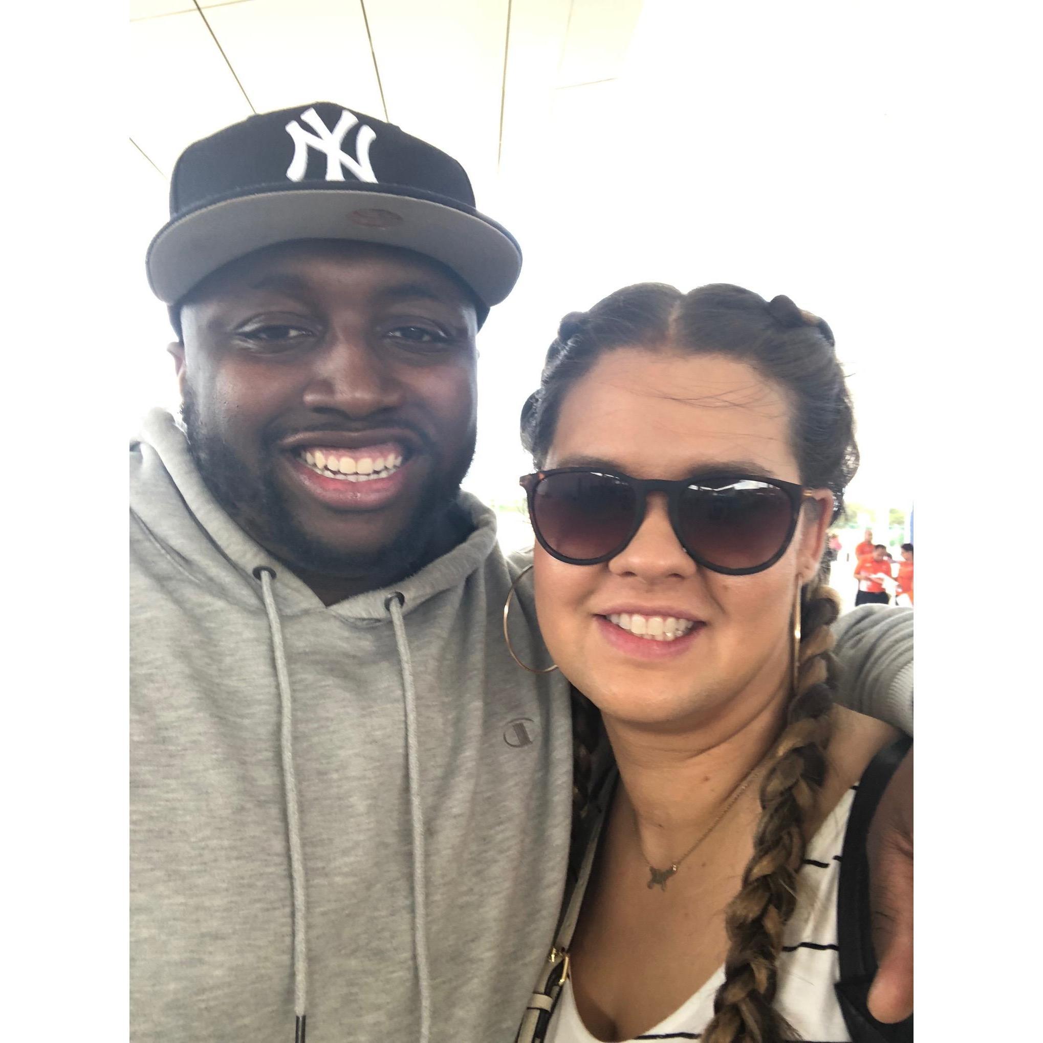 Our first time out of the country together!