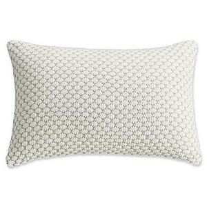 Bridge Street Somerset Knit Oblong Throw Pillow in Ivory