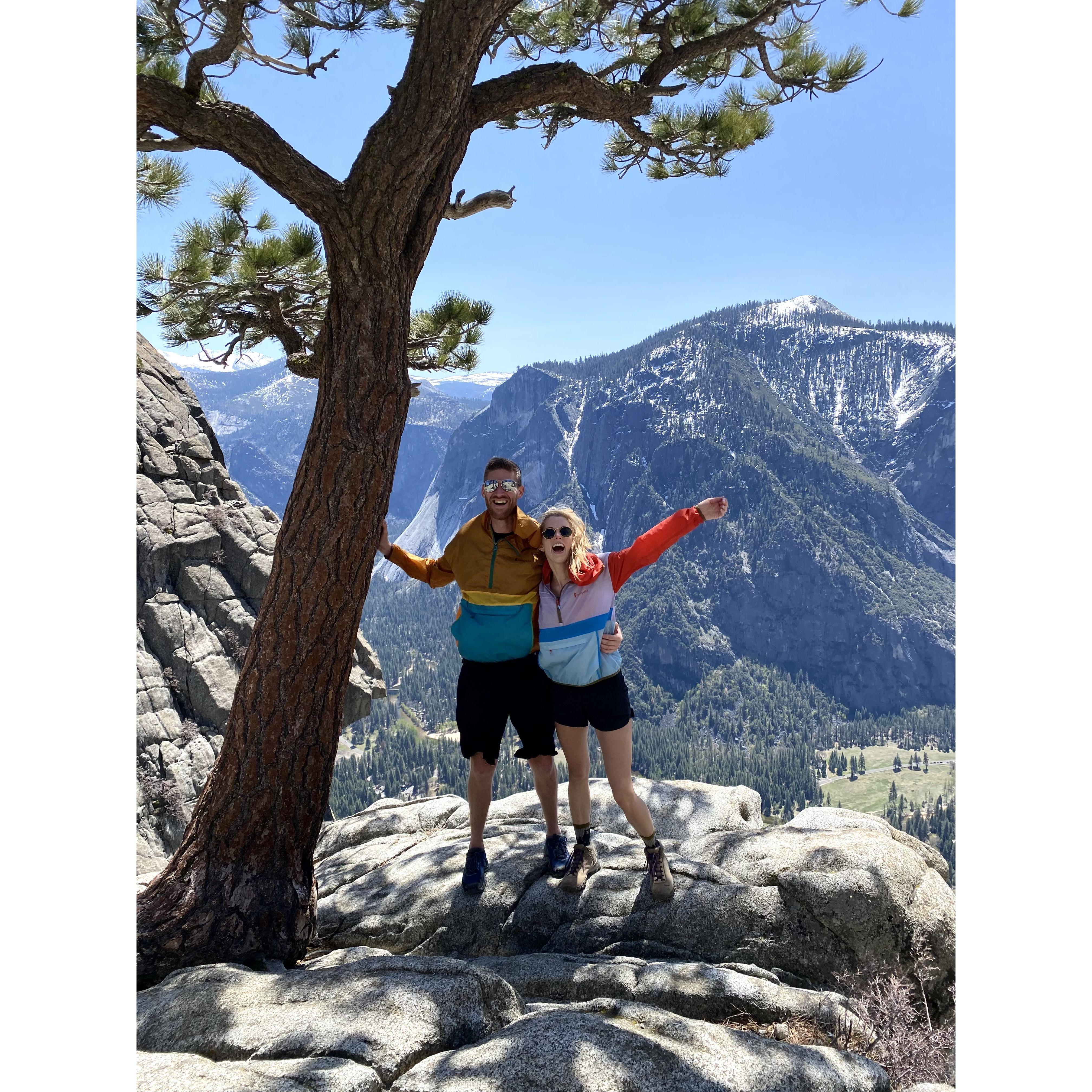 Nick's first time in Yosemite National Park! Yosemite Upper Falls hike