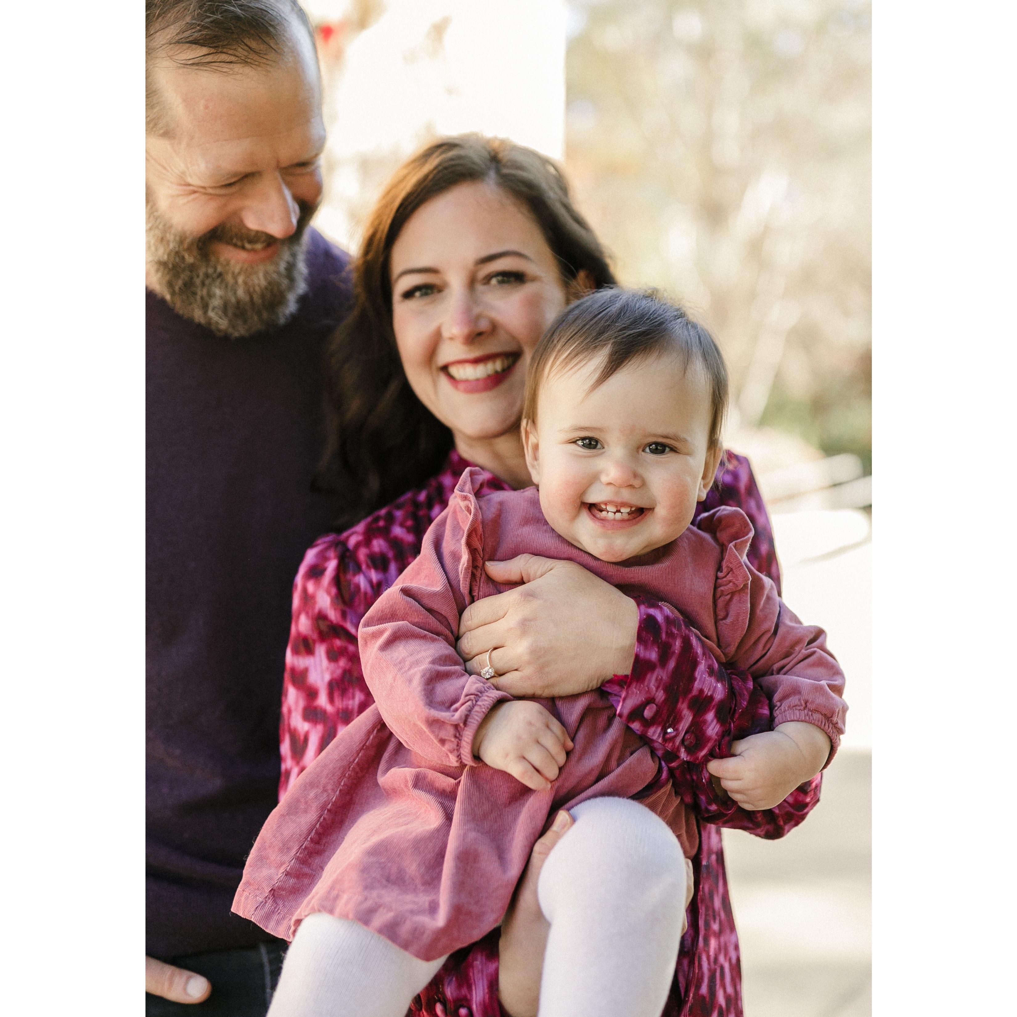 Our family of three!