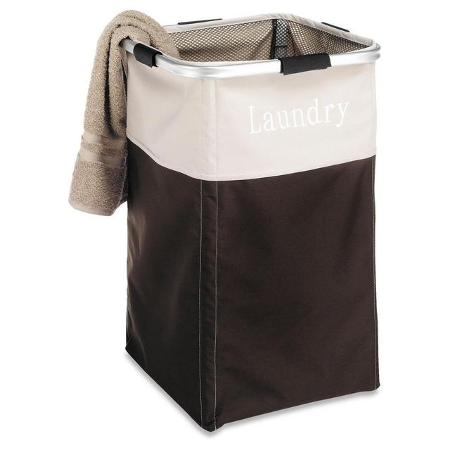 Whitmor Easycare Square Laundry Hamper - Java