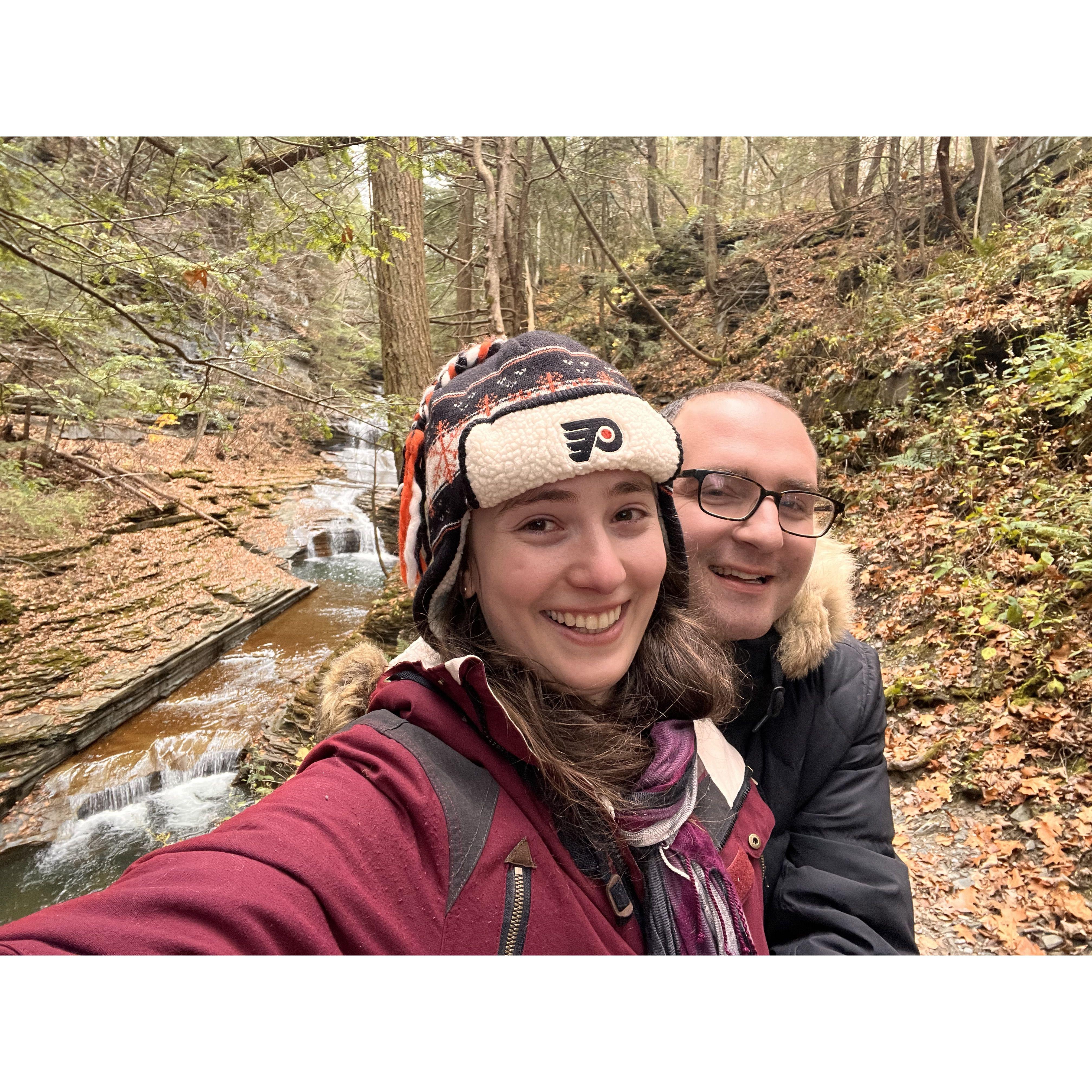 Buttermilk Falls in Upstate New York (No there weren't pancakes there)
