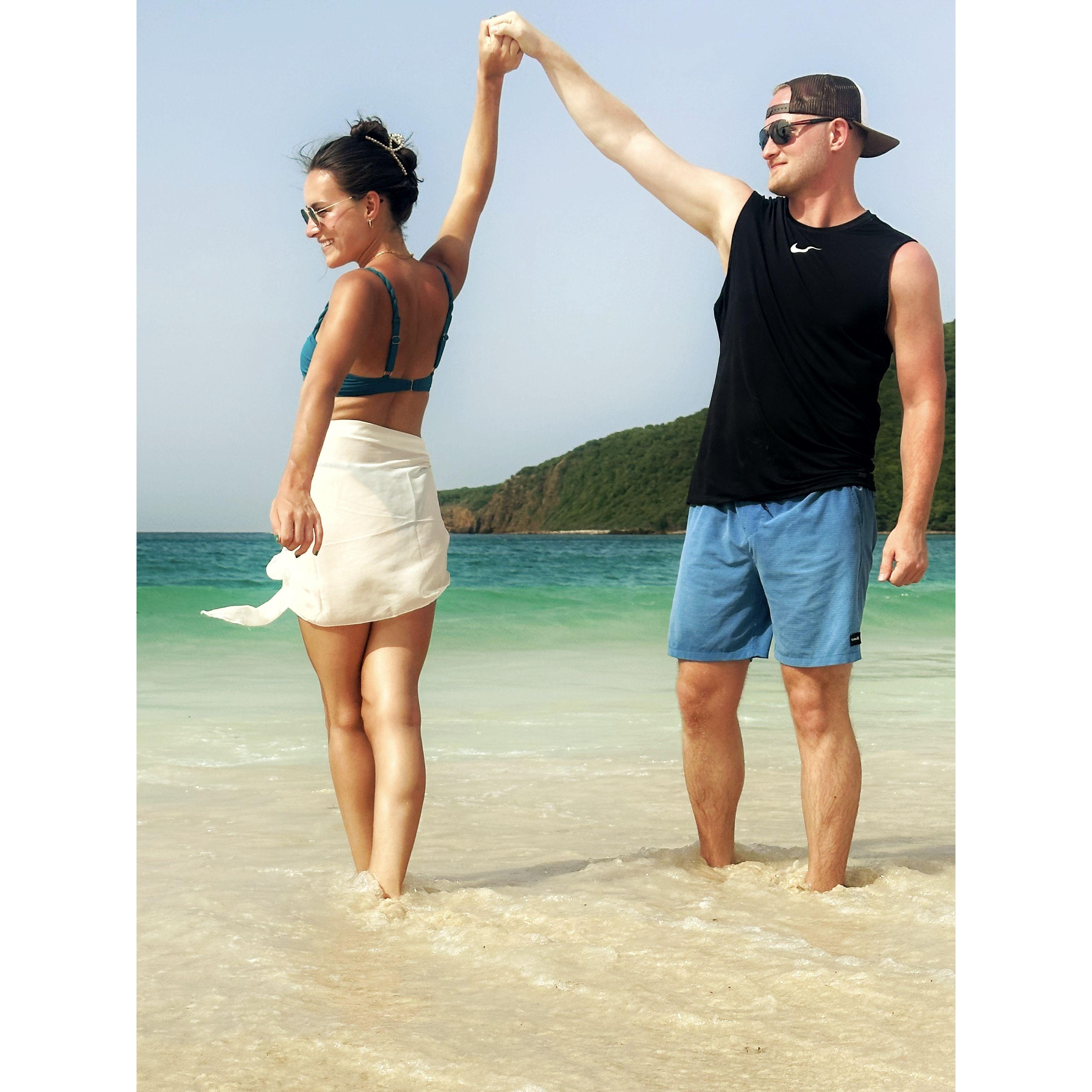 On the most beautiful beach in the world