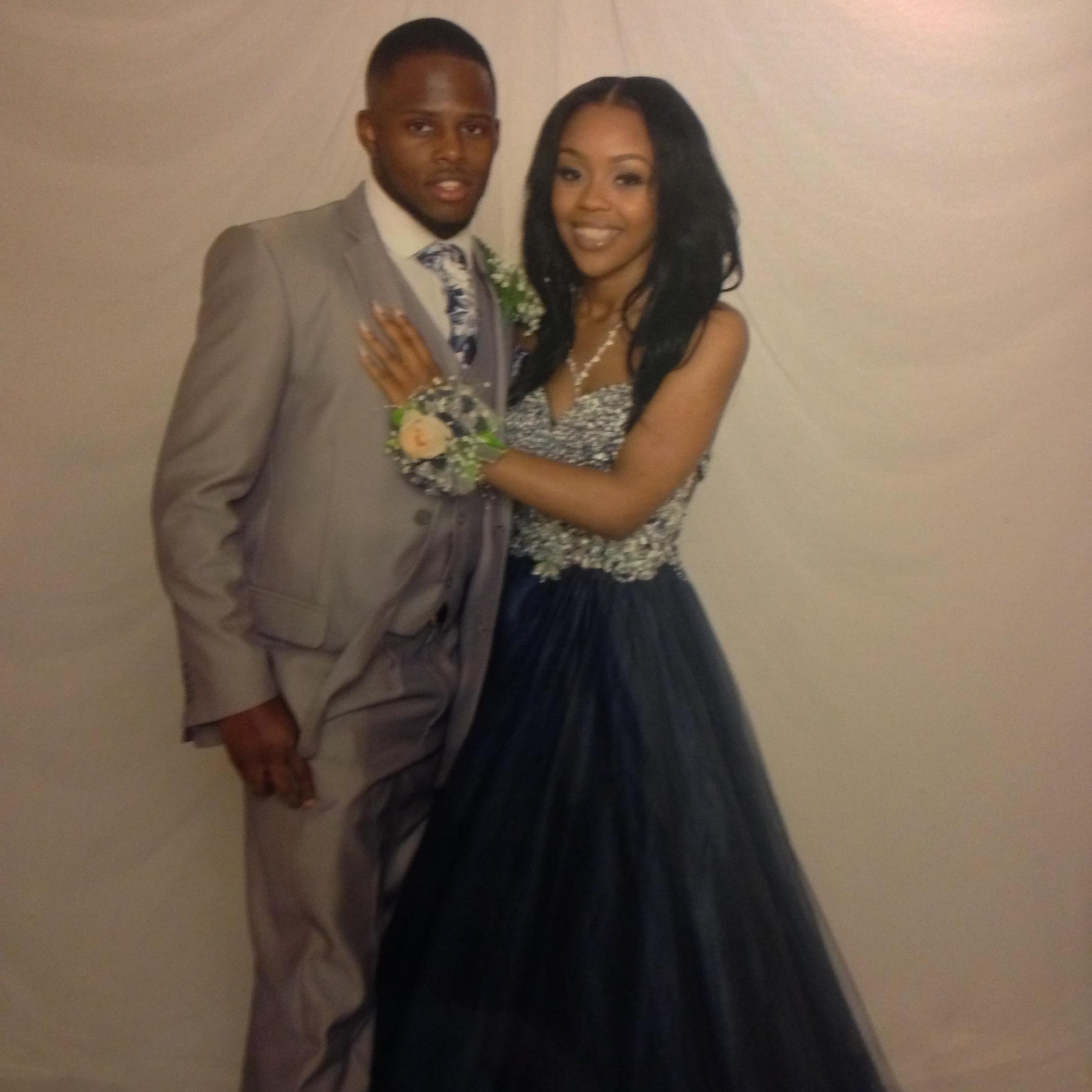 Us at senior prom.
