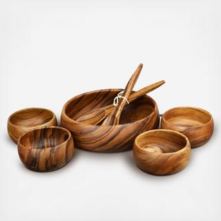 7-Piece Deep Round Salad Bowl Set