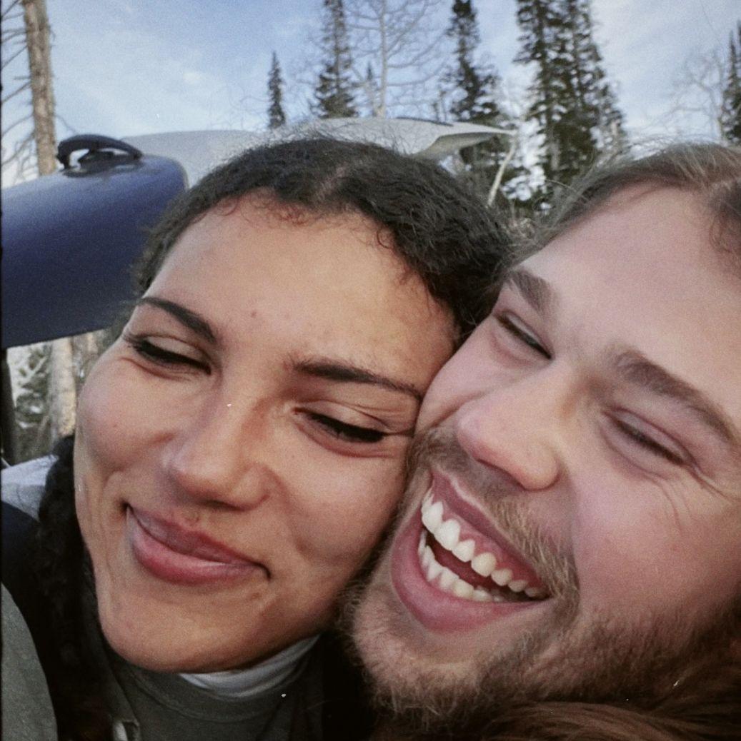 Right after we hiked back to the car after our engagement!
