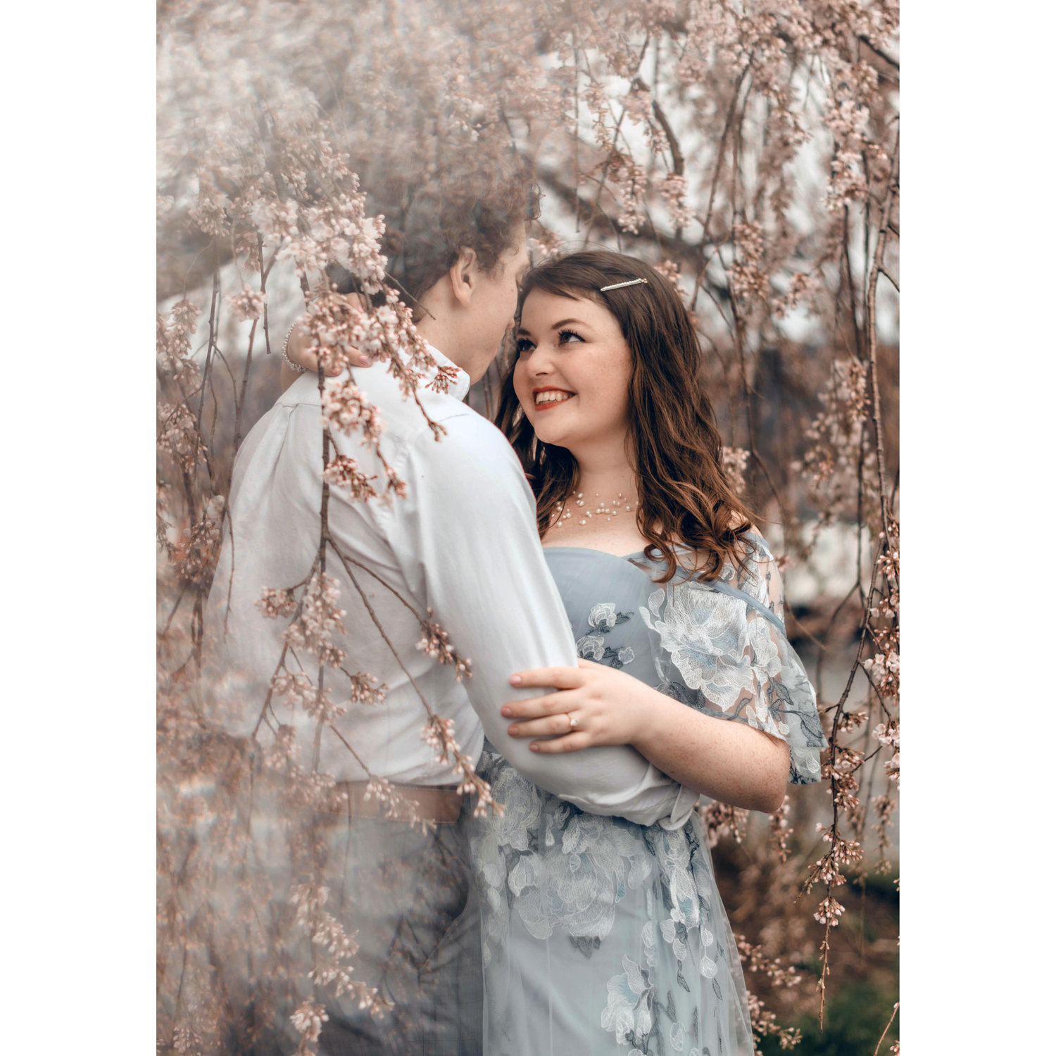 Our engagement shoot at an apple orchard in Virginia!