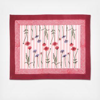 Wildflower Blockprint Placemat