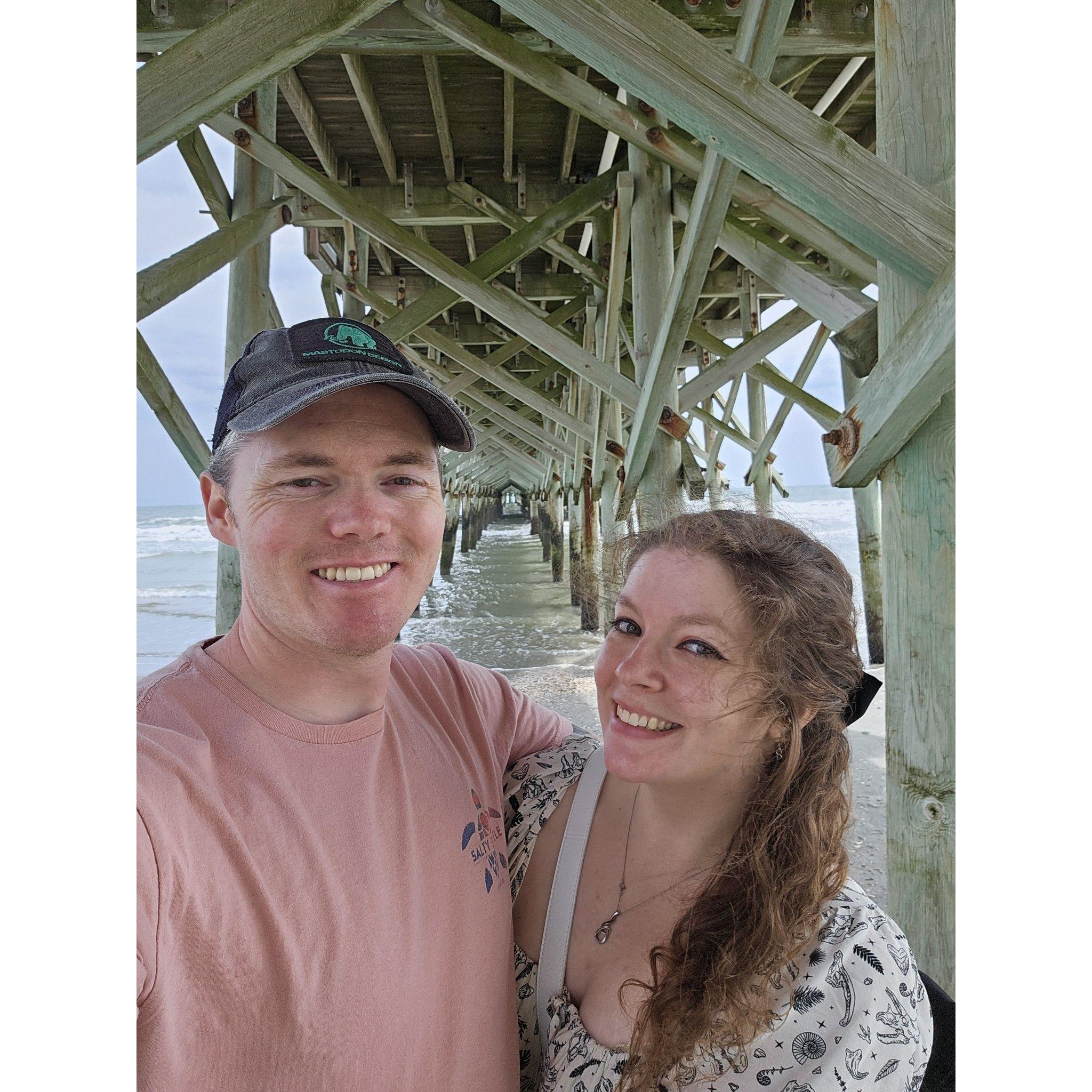 Strolling along the beach at Myrtle