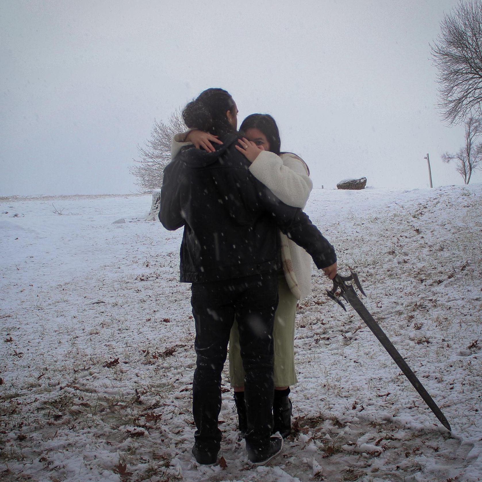 we could definitely be extras in Twilight in this shot
