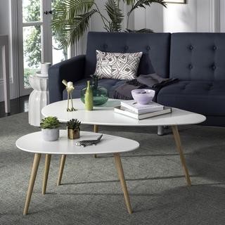 Modern 2-Piece Spilt Coffee Table