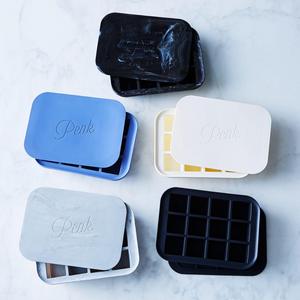 Set of 3 Ice Cube Trays with Lid