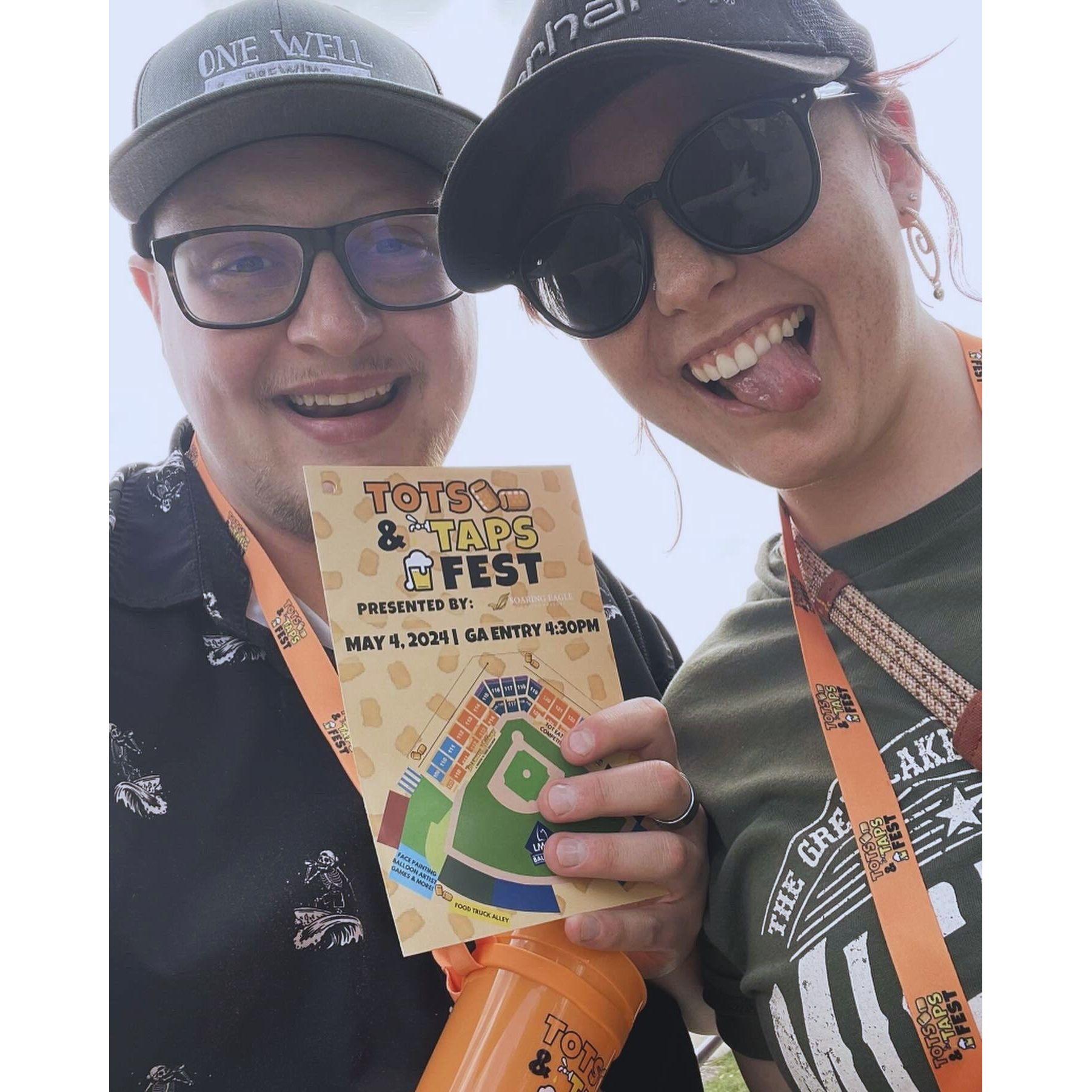 In Michigan at the Taps & Tots Fest