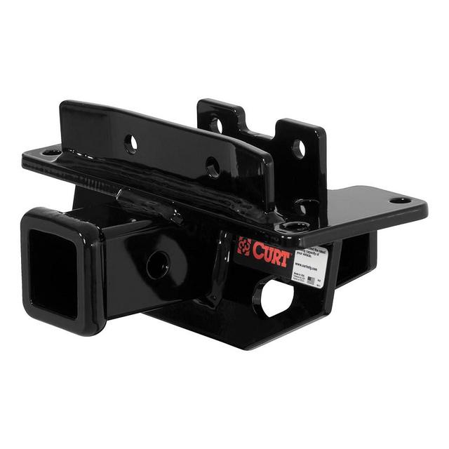 CURT 13072 Class 3 Trailer Hitch, 2-In Receiver, Concealed Main Body, Fits Select Dodge Durango, Chrysler Aspen, GLOSS BLACK POWDER COAT