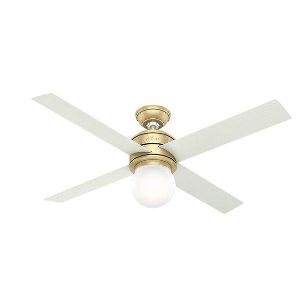 52" Hepburn 4 Blade Ceiling Fan , Light Kit Included