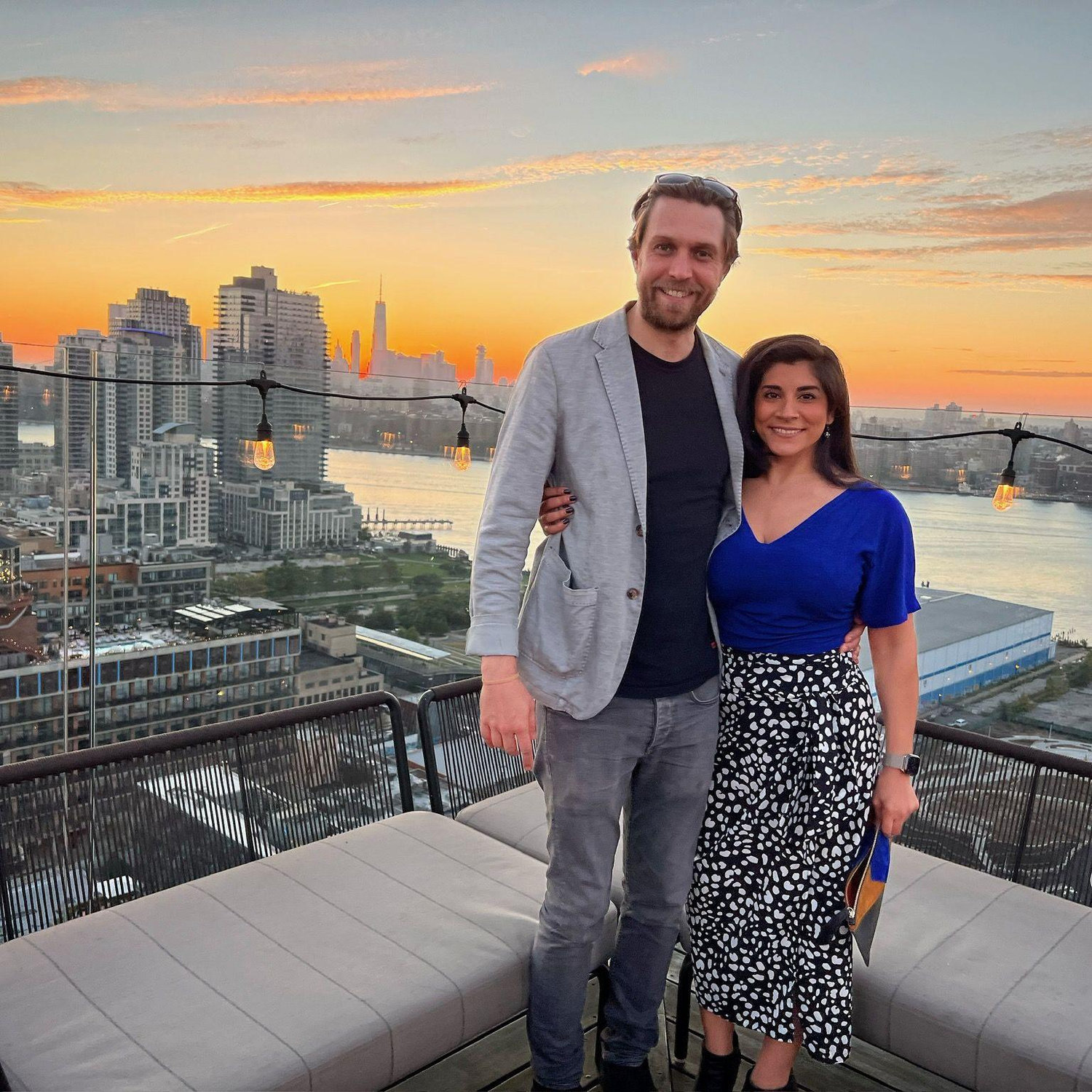 Sunset in Brooklyn.