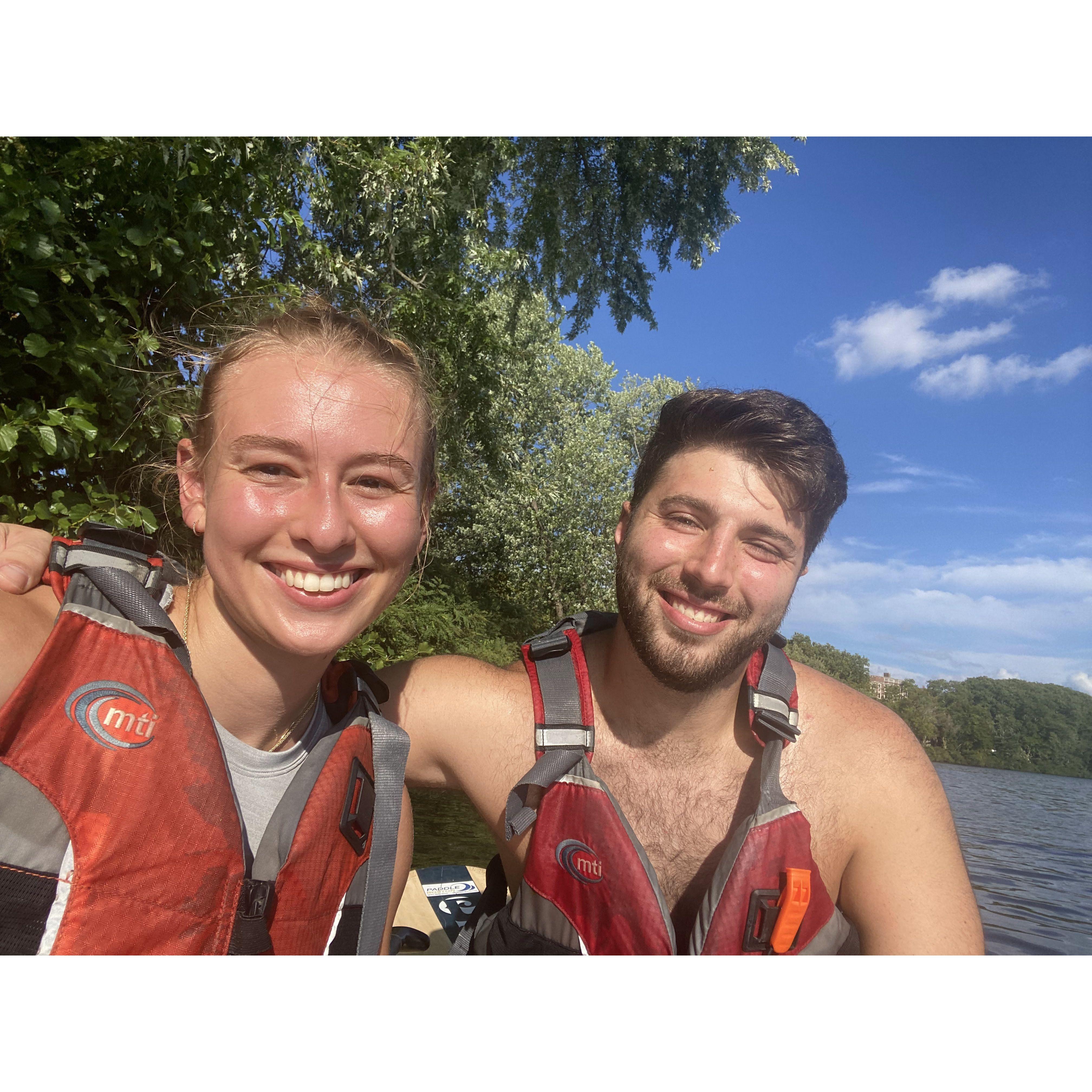 Kayak trip down the Charles River