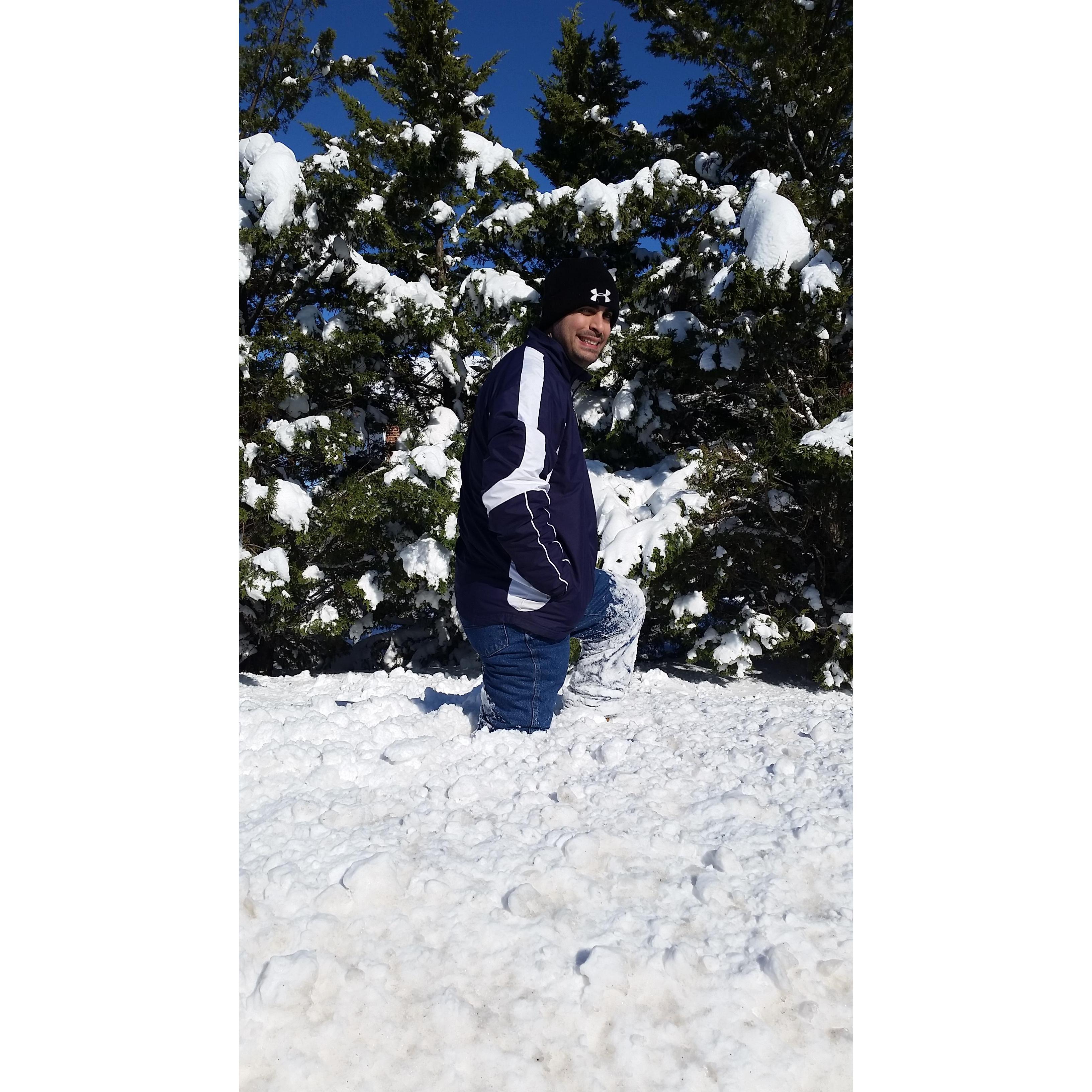 Snow storm, 2016
