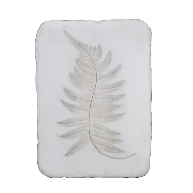 Bee & Willow™ Wild Fern 1 Botanical Plaque in White
