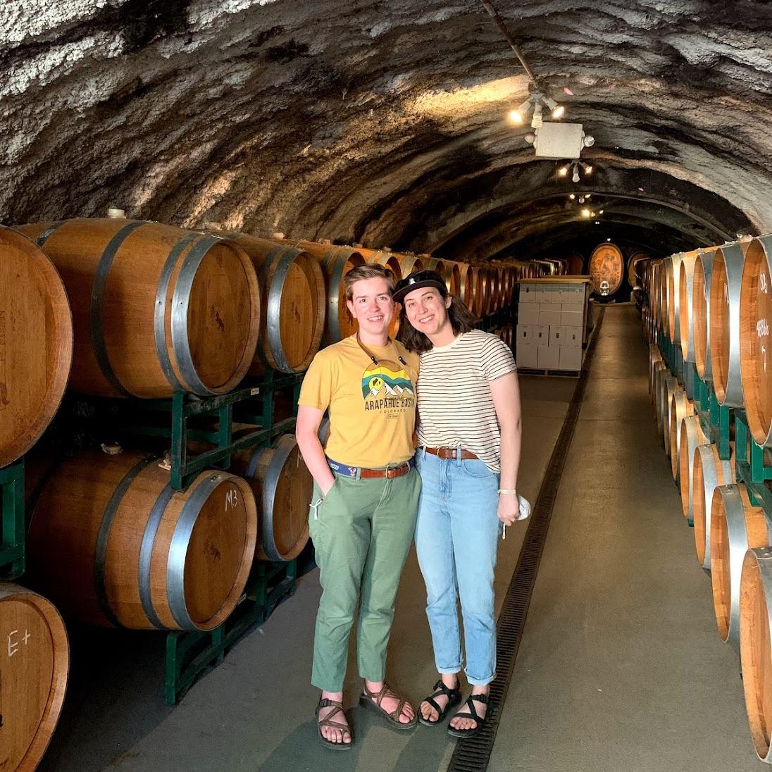 Storybook Mountain Winery, Calistoga, California, Holland family trip. (Carter took Step 1 of his medical boards in Sacramento 2 days after this photo. Most of the wine had left his system by then)