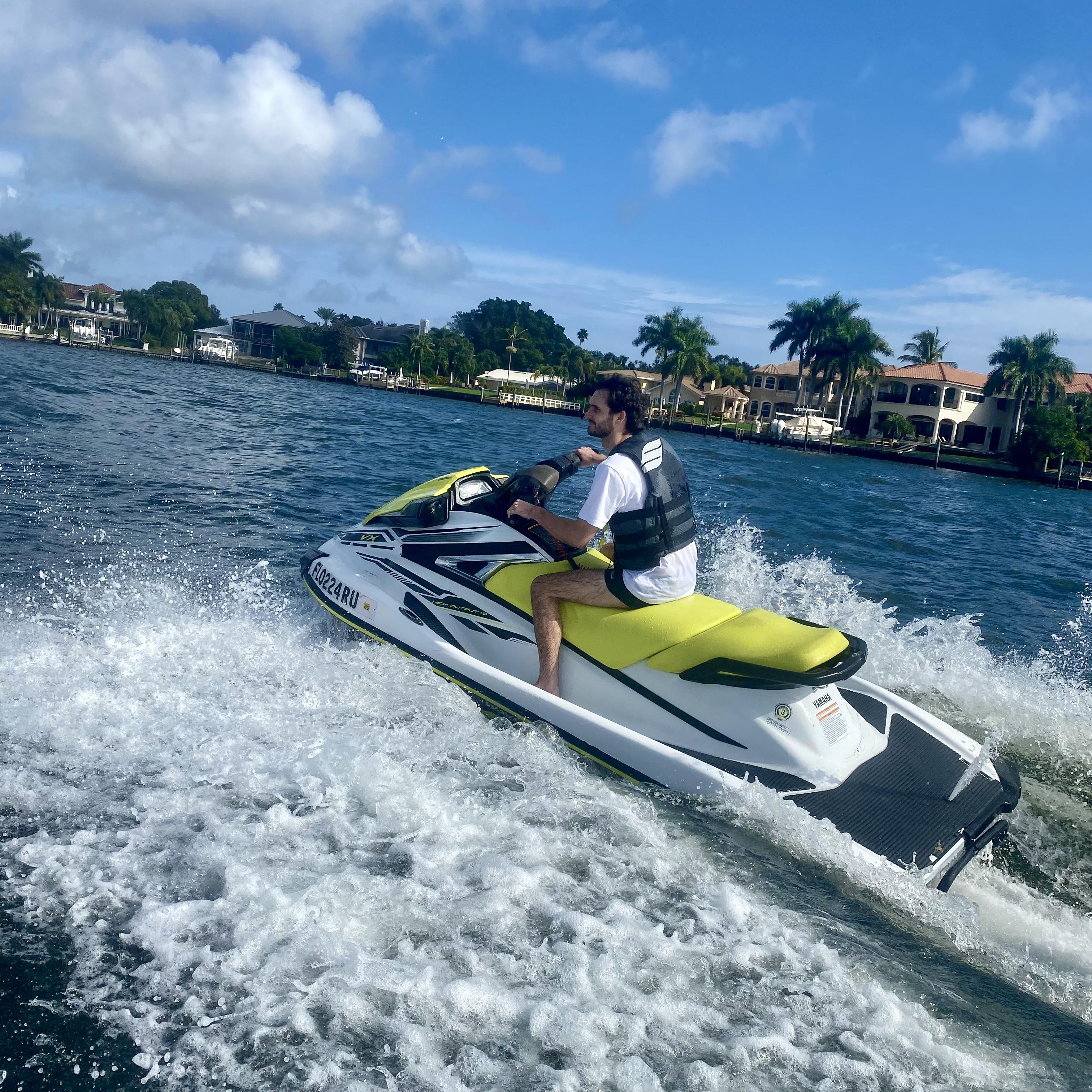 Jetskiing with the family for the holidays