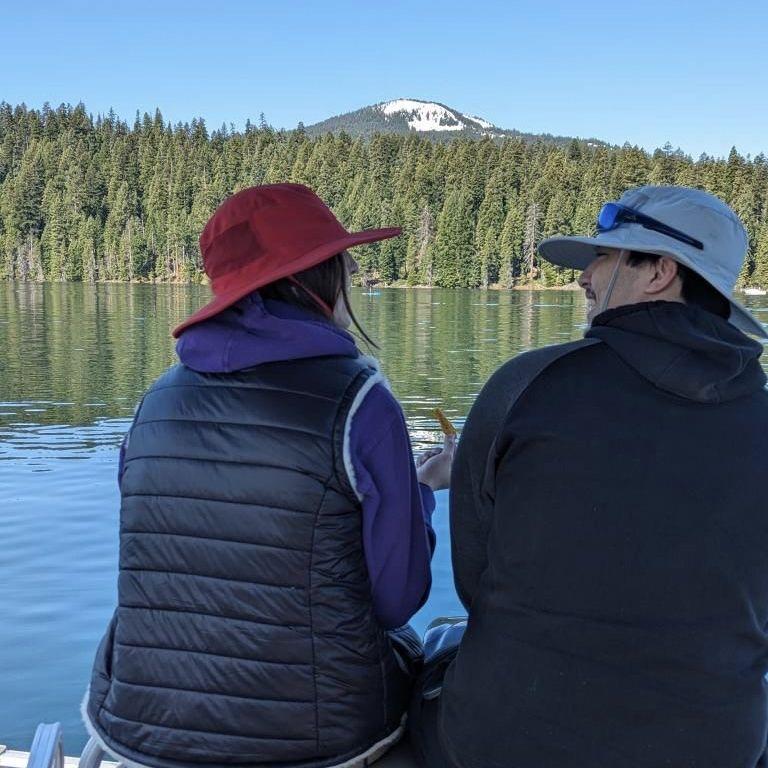 Alexis and Shane love to be in the outdoors, whether that be fishing, hiking, camping, or going to the beach.