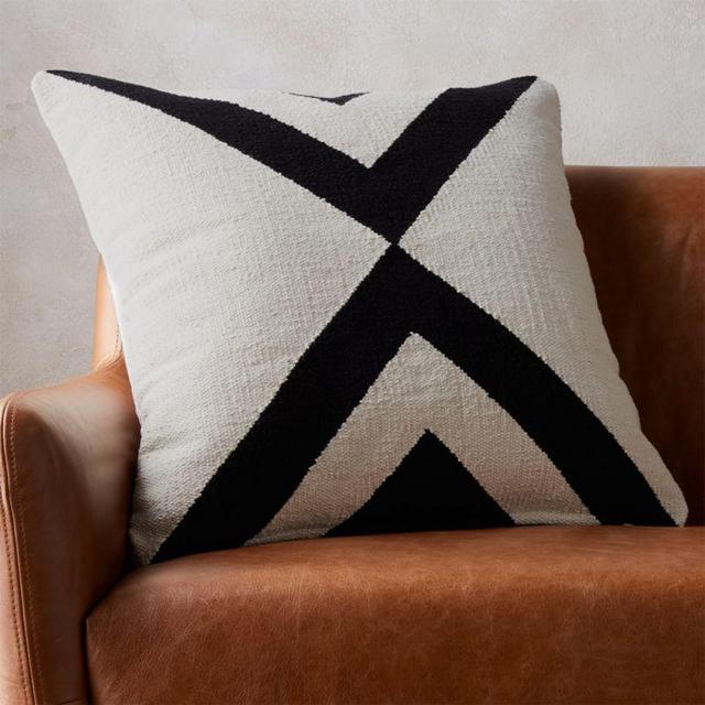 CB2 23" xbase pillow with down-alternative insert