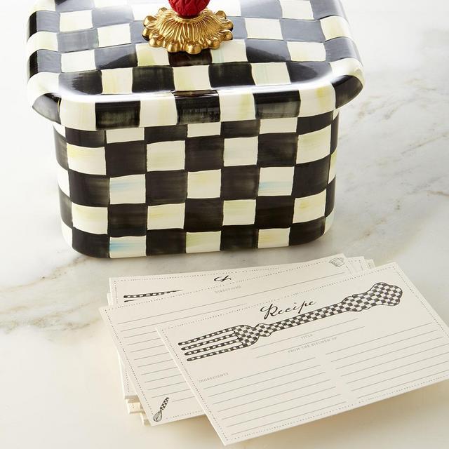 MacKenzie-ChildsCourtly Check Recipe Box