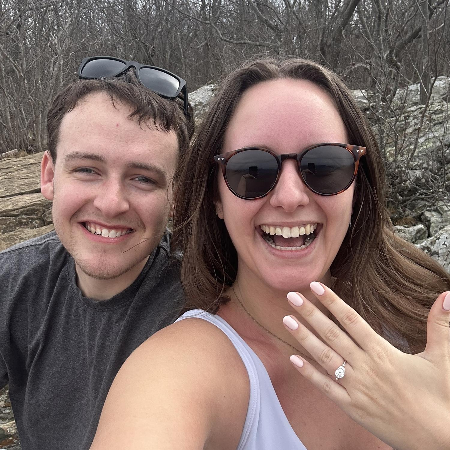 The day we got engaged!