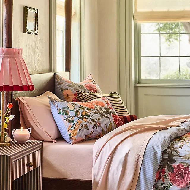 Organic Cotton Printed Percale Duvet Collection
