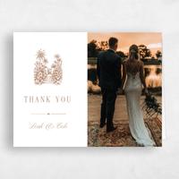 White Wedding Thank You - Passage Photo