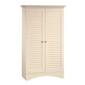 SAUDER Harbor View Antiqued Storage Cabinet-400742 - The Home Depot