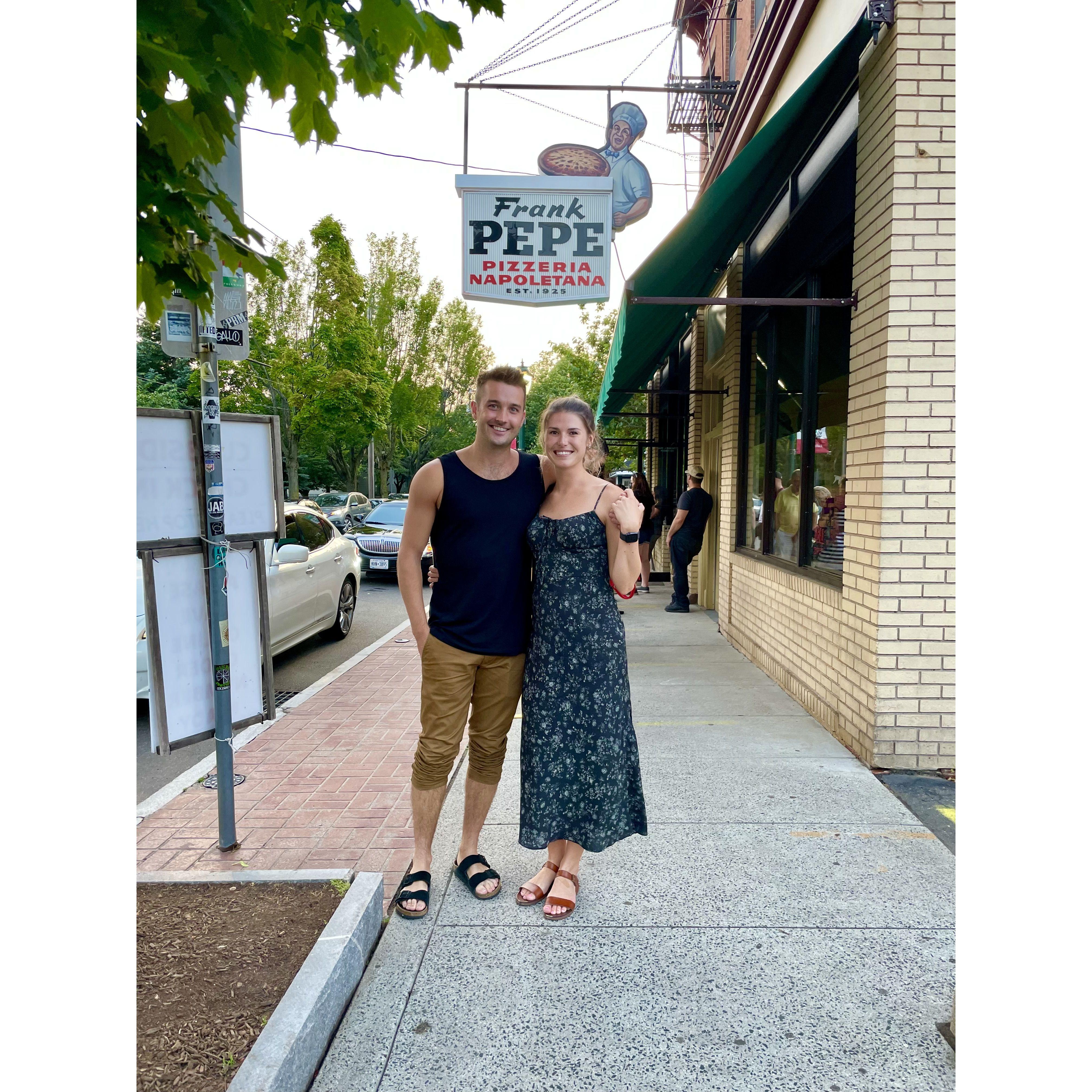 Seb's first time to the country's best pizza