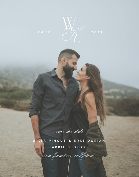 Lux Photo | White | Zola Save The Dates