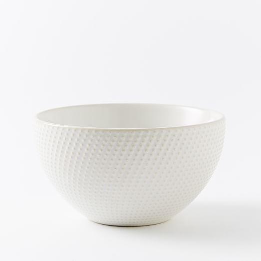 Textured Bowls (Set of 4) - White