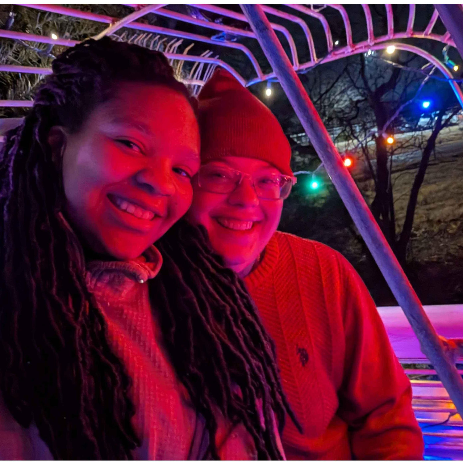 Light show at Botanica!