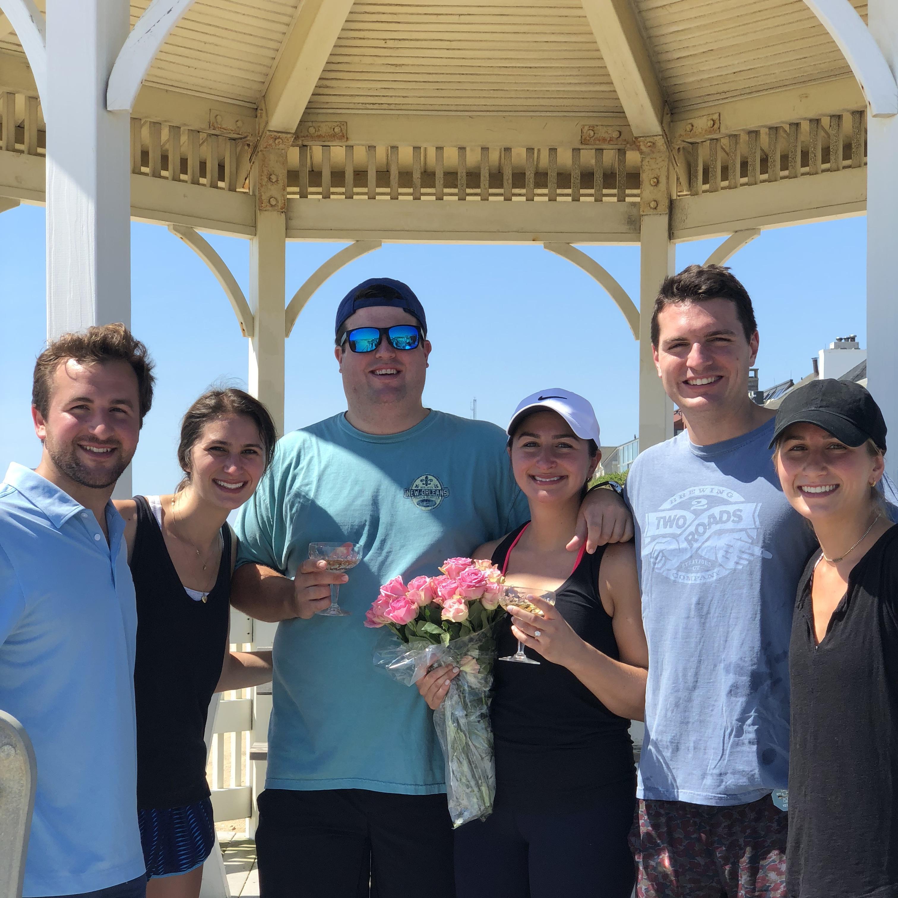 Engaged in Sea Girt, NJ on 6/30/18!