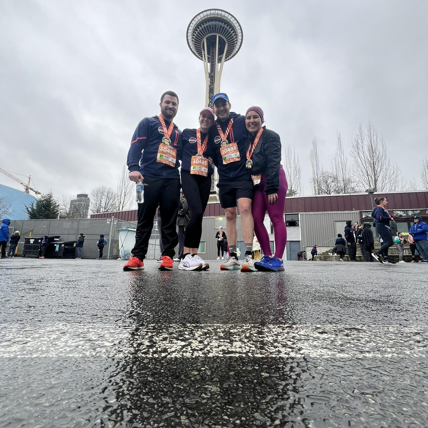 March 2024: Hot Chocolate 10k Run with Sean and Emily