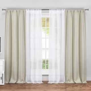 Beyla Pole Top 4-Piece Curtain Panel Set