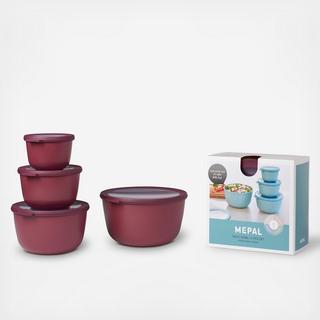 Cirqula Tall 8-Piece Storage Bowl Set