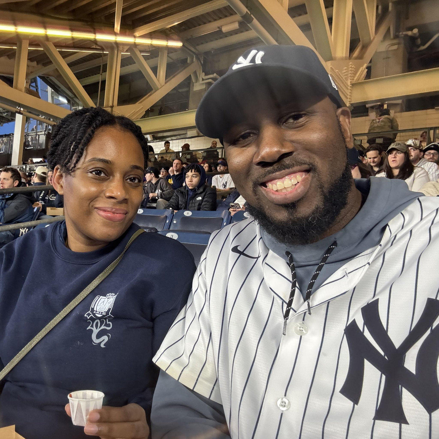 Our first Yankees game together!