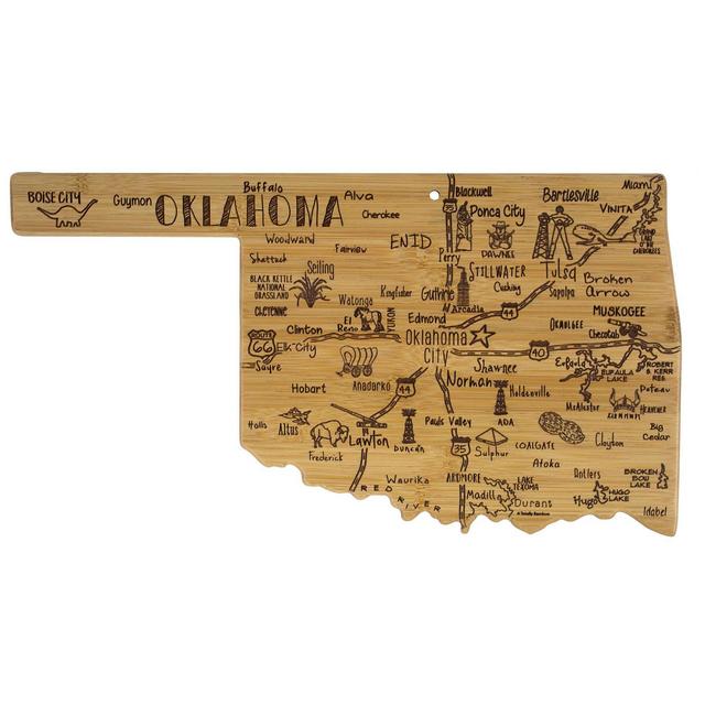 Totally Bamboo® Oklahoma Destination Cutting Board