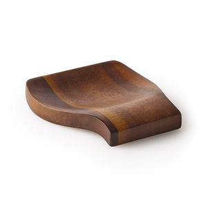 Kamenstein 5186011 Acacia Wood Spoon Rest, 4.75-Inch, Natural