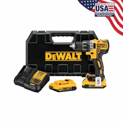 DEWALT XR 20-volt 1/2-in Brushless Cordless Drill (2-Batteries Included and Charger Included)
