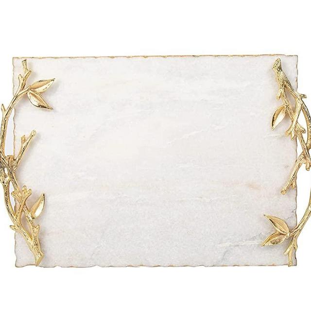 Challah Cutting Carving Board Golden Branch by Godinger